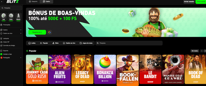 Blitz.bet - casino e apostas online em Portugal com slots e crash games